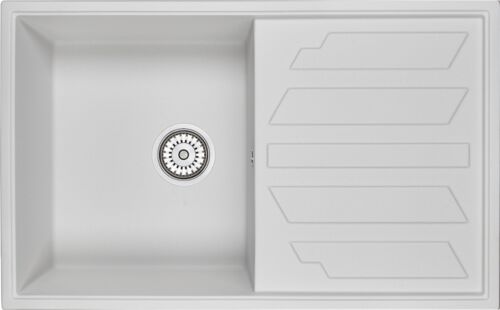 Кухонная мойка Granula GR-8002 арктик, 790x500 мм