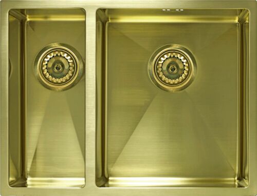 Кухонная мойка Seaman Eco Marino SME-575DL Gold, левая