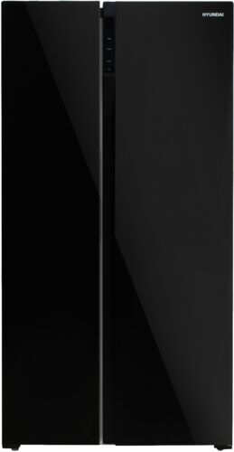 Холодильник Hyundai CS5003F черное стекло