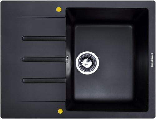 Кухонная мойка Zigmund Shtain RECHTECK 645 Черный базальт