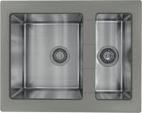 Кухонная мойка Florentina Комби 640K Серый шелк, FSm 21.460.D0640.307