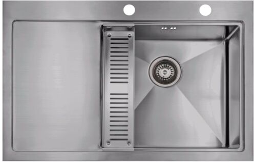 Кухонная мойка Seaman Eco Marino SMB-7852LSK (вентиль-автомат) с коландером SSA-A100