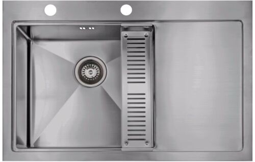 Кухонная мойка Seaman Eco Marino SMB-7852RSK (вентиль-автомат) с коландером SSA-A100