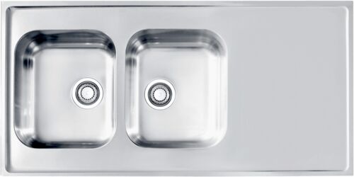 Кухонная мойка Alveus Classic Pro 100 1130474, 1200X600, с сифоном 1130555