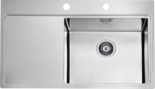 Кухонная мойка Alveus Pure 50 1103653000 сифон, клапан-автомат, правая, нерж.сталь