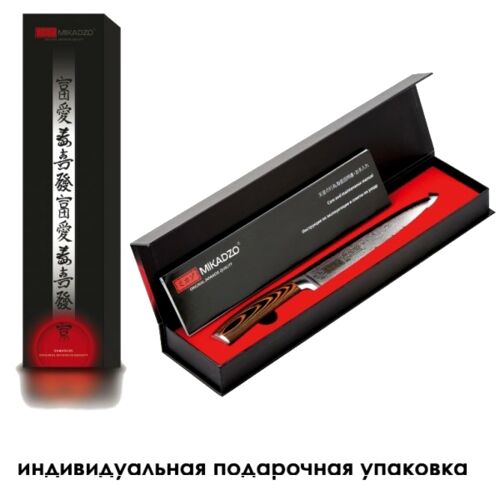 Кухонный нож Mikadzo Damascus Suminagashi 4996237